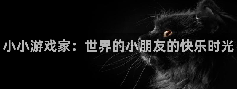 杏运娱乐注册账号入口在哪里：小小游戏家：世界的小朋友的快乐时